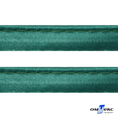Кант атласный 140, шир. 12 мм (в упак. 65,8 м), цвет т.зелёный - купить в Сочи. Цена: 237.16 руб.
