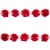 Тесьма плетеная "Рюш", упак. 9,14 м, цвет красный - купить в Сочи. Цена: 46.82 руб.