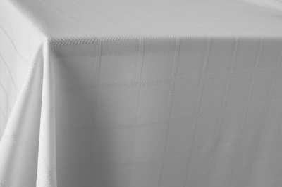 Скатертная ткань 25536/2005, 174 гр/м2, шир.150см, цвет белый - купить в Сочи. Цена 269.46 руб.