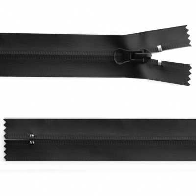 Молния водонепроницаемая PVC Т-7, 20 см, неразъемная, цвет чёрный - купить в Сочи. Цена: 21.56 руб.