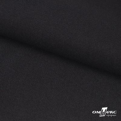 Трикотажное полотно "Монне" 100% полиэстр, 152см, 350 г/м2, чёрный, м - купить в Сочи. Цена 385 руб.