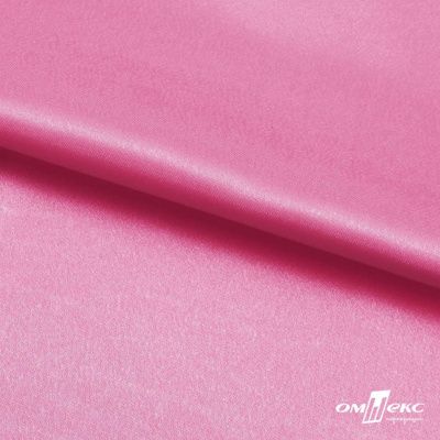 Поли креп-сатин 15-2215, 125 (+/-5) гр/м2, шир.150см, цвет розовый - купить в Сочи. Цена 155.57 руб.