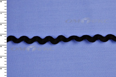 Тесьма плетеная "Вьюнчик"/черный - купить в Сочи. Цена: 48.11 руб.