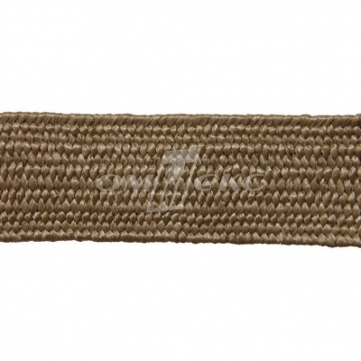 Тесьма отделочная полипропиленовая плетеная эластичная #2, шир. 40мм, цв.- соломенный - купить в Сочи. Цена: 50.99 руб.