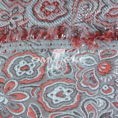 Ткань костюмная жаккард, 135 гр/м2, шир.150см, цвет красный№12 - купить в Сочи. Цена 441.92 руб.