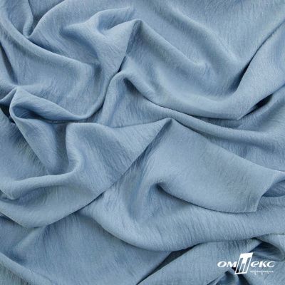 Ткань плательная Муар, 100% полиэстер,165 (+/-5) гр/м2, шир. 150 см, цв. Серо-голубой - купить в Сочи. Цена 215.65 руб.