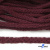 Шнур плетеный d-6 мм круглый, 70% хлопок 30% полиэстер, уп.90+/-1 м, цв.1070-бордовый - купить в Сочи. Цена: 588 руб.