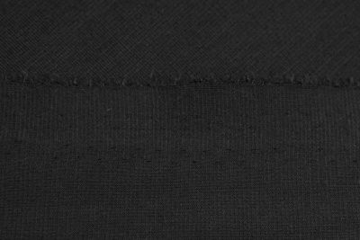 Трикотаж "Grange" BLACK 1# (2,38м/кг), 280 гр/м2, шир.150 см, цвет чёрно-серый - купить в Сочи. Цена 861.22 руб.