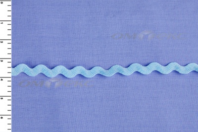 Тесьма плетеная "Вьюнчик"/голубой - купить в Сочи. Цена: 37.29 руб.