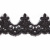 Сутажное кружево «Алансон»  на сетке (бисер) XDH3235, шир.60 мм, (уп. 9,14 м ), цв.-черный - купить в Сочи. Цена: 2 134.73 руб.