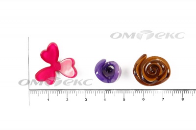 Украшение "Розы малые №1" 20мм - купить в Сочи. Цена: 32.82 руб.