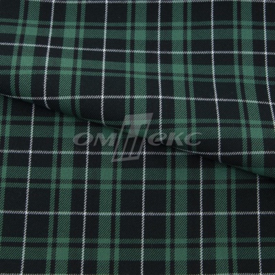Ткань костюмная Клетка 25577, т.зеленый/зеленый./ч/бел, 230 г/м2, шир.150 см - купить в Сочи. Цена 539.74 руб.