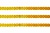 Пайетки "ОмТекс" на нитях, CREAM, 6 мм С / упак.73+/-1м, цв. 92 - золото - купить в Сочи. Цена: 484.77 руб.
