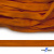 Шнур плетеный (плоский) d-12 мм, (уп.90+/-1м), 100% полиэстер, цв.267 - оранжевый - купить в Сочи. Цена: 8.62 руб.