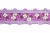 Тесьма декоративная 0385-6169, шир. 25 мм/уп. 22,8+/-1 м, цвет 01-фиолетовый - купить в Сочи. Цена: 387.43 руб.