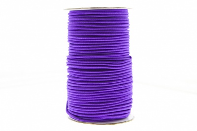 0370-1301-Шнур эластичный 3 мм, (уп.100+/-1м), цв.175- фиолет - купить в Сочи. Цена: 459.62 руб.