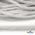 Шнур плетеный d-6 мм круглый, 70% хлопок 30% полиэстер, уп.90+/-1 м, цв.1076-белый - купить в Сочи. Цена: 588 руб.