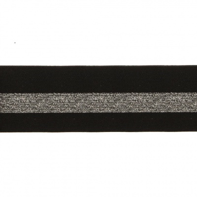#2/6-Лента эластичная вязаная с рисунком шир.52 мм (45,7+/-0,5 м/бобина) - купить в Сочи. Цена: 69.33 руб.