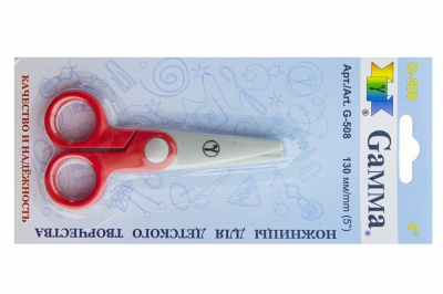 Ножницы G-508 детские 130 мм - купить в Сочи. Цена: 118.32 руб.