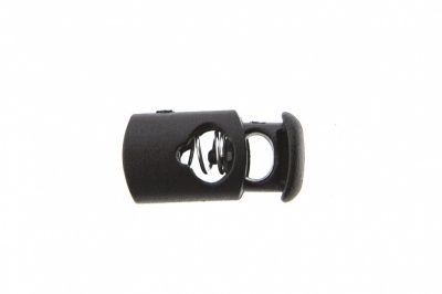 8021 Фиксатор пластиковый "Цилиндр", 20х10 мм, цвет чёрный - купить в Сочи. Цена: 1.31 руб.