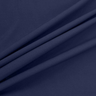 Костюмная ткань с вискозой "Салерно", 210 гр/м2, шир.150см, цвет т.синий/Navy - купить в Сочи. Цена 446.37 руб.