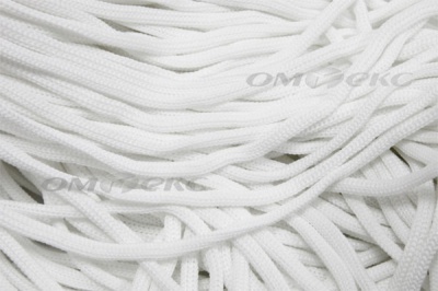Шнур Т-02 (4с2) мелкое плетение 4мм 100 м белый - купить в Сочи. Цена: 2.50 руб.