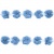 Тесьма плетеная "Рюш", упак. 9,14 м, цвет голубой - купить в Сочи. Цена: 45.87 руб.