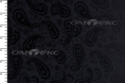 Ткань подкладочная жаккард Р14098, чёрный, 85 г/м2, шир. 150 см, 230T - купить в Сочи. Цена 166.45 руб.