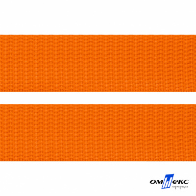 Оранжевый - цв.523 - Текстильная лента-стропа 550 гр/м2 ,100% пэ шир.50 мм (боб.50+/-1 м) - купить в Сочи. Цена: 797.67 руб.