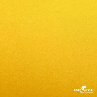 Поли креп-сатин 13-0859, 125 (+/-5) гр/м2, шир.150см, цвет жёлтый - купить в Сочи. Цена 155.57 руб.