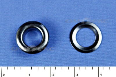 Люверсы металлические, блочка/кольцо, №5 (8 мм) упак.1000 шт- цв.никель - купить в Сочи. Цена: 392 руб.