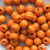0309-Бусины деревянные "ОмТекс", 16 мм, упак.50+/-3шт, цв.003-оранжевый - купить в Сочи. Цена: 62.22 руб.