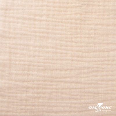 Ткань Муслин, 100% хлопок, 125 гр/м2, шир. 140 см #201 цв.(17)-светлый персик - купить в Сочи. Цена 464.97 руб.