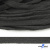 Шнур плетеный d-8 мм плоский, 70% хлопок 30% полиэстер, уп.85+/-1 м, цв.1026-серый - купить в Сочи. Цена: 735 руб.