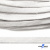Шнур плетеный d-8 мм плоский, 70% хлопок 30% полиэстер, уп.85+/-1 м, цв.1018-белый - купить в Сочи. Цена: 735 руб.