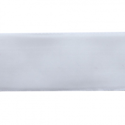 Лента бархатная нейлон, шир.25 мм, (упак. 45,7м), цв.01-белый - купить в Сочи. Цена: 981.09 руб.