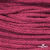 Шнур плетеный d-6 мм, 70% хлопок 30% полиэстер, уп.90+/-1 м, цв.1068-фуксия - купить в Сочи. Цена: 588 руб.