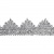 Тесьма металлизированная 0384-0240, шир. 40 мм/уп. 25+/-1 м, цвет серебро - купить в Сочи. Цена: 490.74 руб.