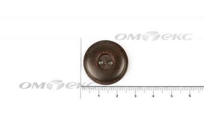Пуговица деревянная круглая №54 (25мм) - купить в Сочи. Цена: 4.12 руб.