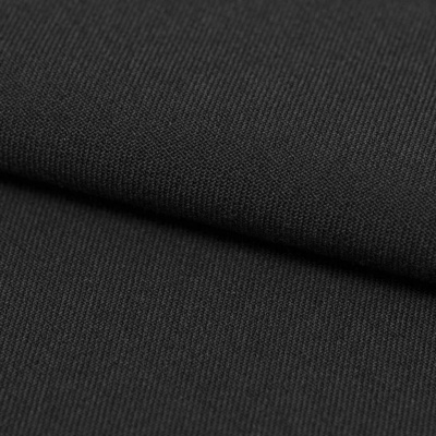 Костюмная ткань с вискозой "Рошель", 250 гр/м2, шир.150см, цвет чёрный - купить в Сочи. Цена 438.12 руб.