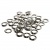 Люверсы, металлические/14мм/никель (упак.1000 шт) - купить в Сочи. Цена: 1 058.40 руб.