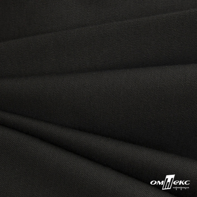 Костюмная ткань с вискозой "Диана", 260 гр/м2, шир.150см, цвет чёрный - купить в Сочи. Цена 434.07 руб.