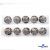 119-02 Кнопки пришивные декоративные металл 25 мм, цв.-никель - купить в Сочи. Цена: 30.23 руб.