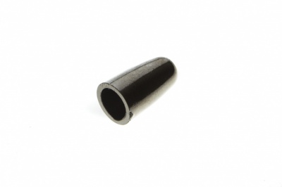 8100-Наконечник пластиковый под металл 15 мм-тем.никель - купить в Сочи. Цена: 2.45 руб.