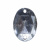 Стразы пришивные акриловые арт.#39/10 - "Кристал", 10х14 мм - купить в Сочи. Цена: 0.69 руб.