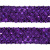 Тесьма с пайетками 12, шир. 35 мм/уп. 25+/-1 м, цвет фиолет - купить в Сочи. Цена: 1 308.30 руб.