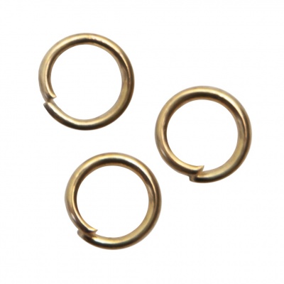 Кольцо  соединительное для бижутерии 5 мм, цв.-золото - купить в Сочи. Цена: 0.44 руб.