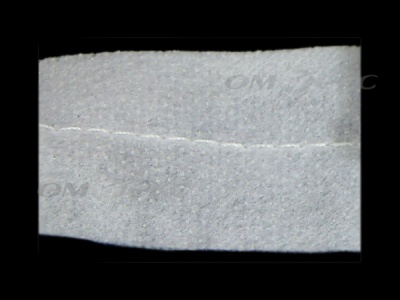 WS7225-прокладочная лента усиленная швом для подгиба 30мм-белая (50м) - купить в Сочи. Цена: 16.71 руб.