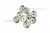 Кнопки пришивные 30 мм никель - купить в Сочи. Цена: 18.68 руб.