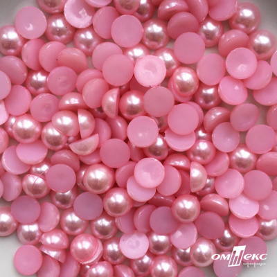 0404-5146В-Полубусины пластиковые круглые "ОмТекс", 10 мм, (уп.50гр=175+/-3шт), цв.101-св.розовый - купить в Сочи. Цена: 64.11 руб.